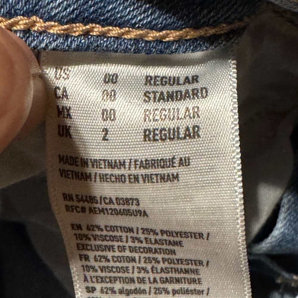 American Eagle Outfitters Light Blue Skinny Jeans jeggings - Picture 4 of 7